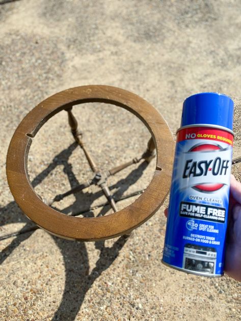 Are you looking for a way to bleach wood without using bleach? If so, you're in luck! In this post, we'll show you how to easily bleach wood! #southerncrushathome #howtobleachwood #bleachwood Easy Off Oven Cleaner, Bleach Wood, Old Globe, Douglas Fir Wood, Thrift Store Diy, Furniture Flipping, Bleached Wood, Oven Cleaner, Dark Wood Stain