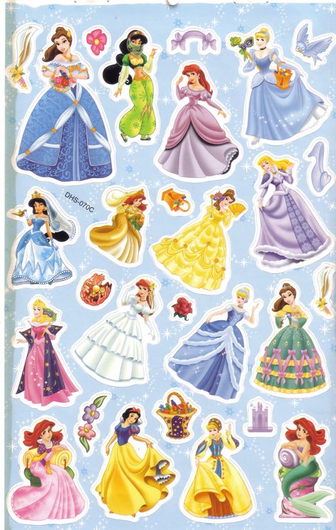 Scans & Icons - Disney Princesses Happy Birthday Disney Princess, Princess Birthday Cupcakes, Disney Princess Stickers, Disney Princess Printables, Disney Princess Photo, Disney Princess Cake Topper, Happy Birthday Disney, Disney Princess Cupcakes, Disney Cupcakes