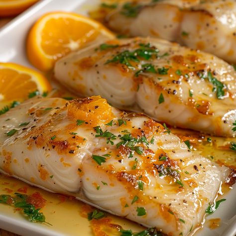 Citrus Glazed Orange Roughy Recipe Orange Roughy Recipes Healthy, Orange Ruffy Recipes, Orange Roughy Recipes Pan Seared, Citrus Fish Recipe, Orange Roughy Recipes Baked, Baked Orange Roughy, Orange Roughy Recipes, Aip Recipe, Citrus Sauce