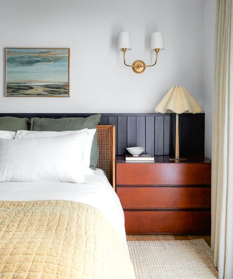 7 small bedroom mistakes that are ruining your sleep space | Can You Wash Pillows, Headboard Accent Wall, Restful Bedrooms, Wash Pillows, Bedroom Trends, Wood Accent Wall, Firm Mattress, Wood Accents, Interior Design Firms