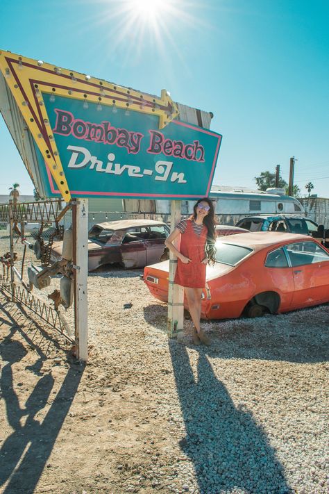 Bombay Beach : Shore of the Salton Sea » Leanna Rose Lifestyle Bombay Beach Salton Sea, Bombay Beach, Cabazon Dinosaurs, Luxurious Resort, Beach Shore, Salvation Mountain, Salton Sea, Abandoned Ships, Bbq Pit