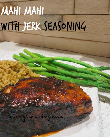 Mahi Mahi with Jerk Seasoning Jerk Mahi Mahi Recipes, Jerk Seasoning Recipe, Florida Recipes, Wine Tips, Fish Taco, Seasoning Recipe, Tuna Steaks, Jerk Seasoning, Supper Recipes