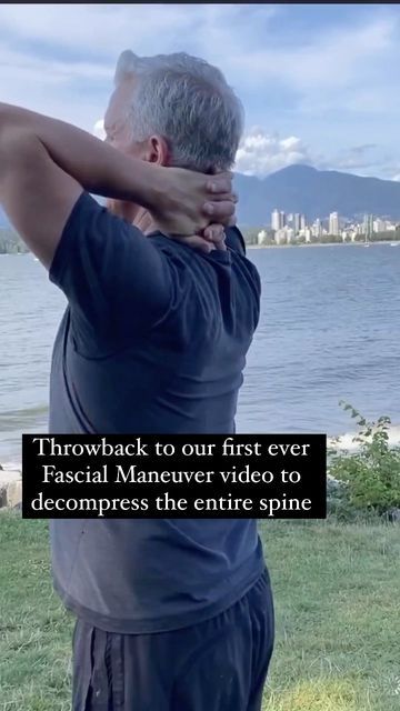 Fascial Maneuvers, Decompress Spine, Human Garage, Fascia Release, Back Popping, Neck And Shoulder Exercises, How To Strengthen Knees, Knee Strengthening Exercises, Sciatica Exercises