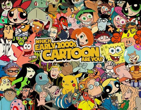 Early 2000 Cartoons, Cartoon Shows Aesthetic, 2000s Cartoons Aesthetic Wallpaper, Nickolodian Characters, 2000s Cartoons Aesthetic, 2000 Cartoon Characters, 2000s Cartoon Characters, Cartoon 2000, 00s Cartoons