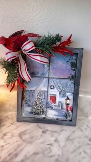 Xmas Gift Bags Ideas, Dollar Tree Gift Bags, Seniors Activities, Xmas Frames, Diy Christmas Tree Skirt, Christmas Gift Sack, Pic Frame, Dollar Tree Gifts, Christmas Picture Frames