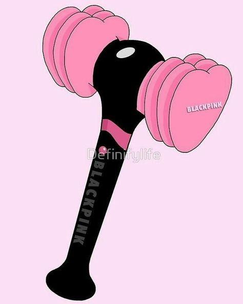 Lightstick Drawing, Sticker Album Diy, Blackpink Cartoon, Blackpink Drawing, Hammer Drawing, Blackpink Lightstick, Blackpink Pictures, Lightstick Kpop, Bear Drawings