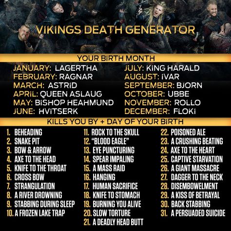 #Vikings on Twitter: "See you all in Valhalla ✌️ Tell us how you'll get there below 👇… " Viking Writing, Viking Names, Warrior Names, Viking Series, Viking Shop, Vikings Tv Show, Vikings Tv, Bracelet Viking, Ancient Vikings