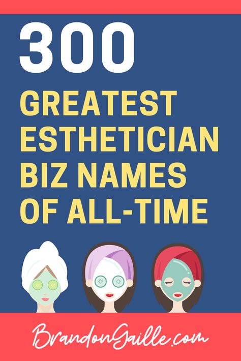 Ency Esthetics Euro Institute of Skin Care Eyebrows to Die For Five Years Younger Facial Guidance to Glow Skin Care Hollywood Makeup LA Eve Skin Care Esthetician Business Names, Catchy Beauty Salon Names, Best Company Names, Botox Quotes, Chemo Care Package, Business Marketing Design, Beauty Salon Names, Esthetician Business, Dermatology Clinic