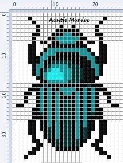 Moth Cross Stitch Pattern Free, Bug Cross Stitch Pattern, Bug Pixel Art, Bug Cross Stitch, Modele Pixel Art, Graph Crochet, Mochila Bag, Motifs Perler, Diy Perler Bead Crafts