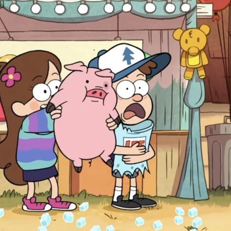 Gravity Falls Widget, Mabel And Waddles, Graft Falls, Art Love Couple, Gravity Falls Characters, Wild Kratts, Dipper And Mabel, Gravity Falls Fan Art, Mabel Pines