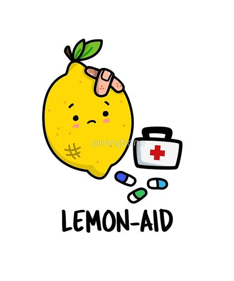 Lemon Aid, Punny Puns, Punny Cards, Funny Food Puns, Food Pun, Cute Puns, Super Funny Quotes, Fruit Food, Pun Card