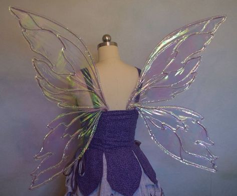 Fairy Wings White, Fairy Costume Diy, Diy Fairy Wings, Iridescent Butterfly, Hot Halloween, Fairy Halloween Costumes, Fairy Cosplay, Fairy Outfit, Girls Costumes