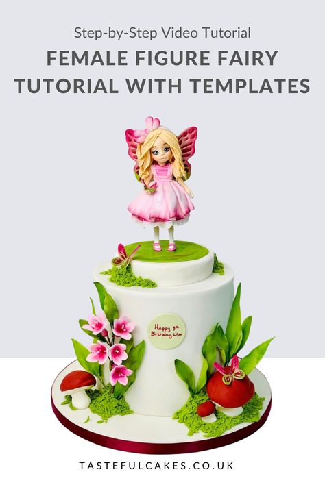 Dreaming of making magical cake toppers? Our step-by-step tutorials will guide you in crafting stunning fondant figures, perfect for little girls' cakes. Learn from the basics to the final details to create beautiful fondant dolls and fairies.
Start your creative journey now! Get your tutorials here: 

#FondantFigures #FondantDoll #FondantFairy #CakeDecorating #StepByStepGuide #CakeToppers Princess Dress Cake, Fairy Cake Topper, Magical Cake, Showstopper Cakes, Doll Cake Topper, Fondant Figures Tutorial, Girly Cakes, Fairy Cake, Cake Business