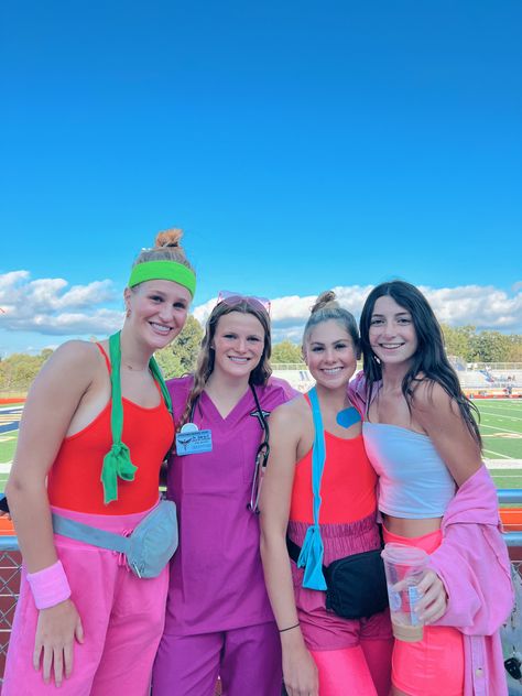 Football game / high school / theme inspo / student section inspo / barbie!!! / ken / pink Barbie Theme, School Themes, Football Games, School Spirit, High School, Football, Pink