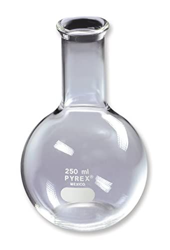 Corning Pyrex Borosilicate Glass Flat Bottom Boiling Flask, 250mL Capacity: Science Classroom Measurement Kits: Amazon.com: Industrial  Scientific Conical Flask, Erlenmeyer Flask, Flask Set, Perfume Bottle Art, Laboratory Equipment, Science Classroom, Glass Perfume Bottle, Bottle Art, Wine Decanter