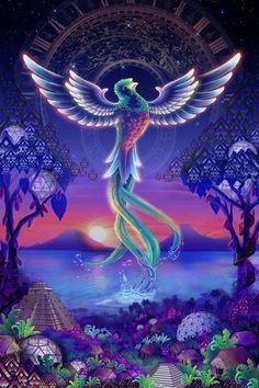 Psychadelic Art, Psy Art, Spirited Art, Bird Wallpaper, Mystical Art, Foto Art, Visionary Art, Arte Fantasy, Trippy Art