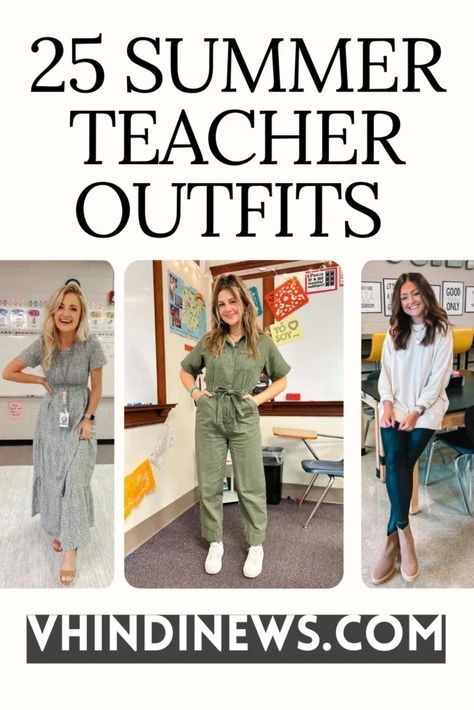 25 Chic and Trendy Best Summer Teacher Outfits You Need to Try 62 3rd Grade Teacher Outfits, Trendy Outfits For Teachers, Teacher Work Outfits Women, Teacher Outfits For Summer, Back To School Teacher Outfits 2024, Back To School Outfits For Teachers, Preschool Teacher Outfits Casual Summer, Petite Teacher Outfits, August Teacher Outfits