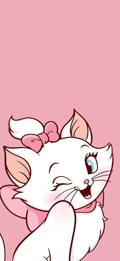 Cartoon Room, Wallpaper Gatos, Mickey Mouse Wallpaper Iphone, Marie Cat, Marie Aristocats, On Wallpaper, Cartoon Wallpaper Iphone, Wallpaper Iphone Disney, Pinturas Disney