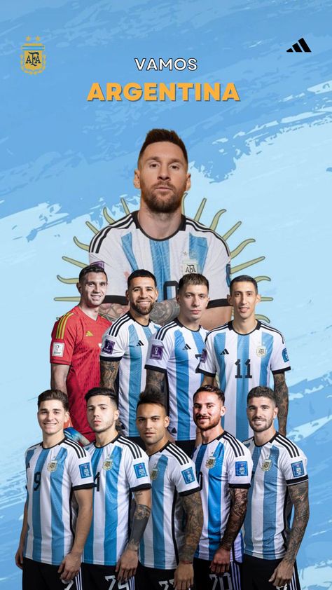 FIFA World Cup 2022 Qatar, Argentina Football Team, Wallpaper Hd, Football Wallpaper, Lionel Messi, Angel Di Maria, Rodrigo de Paul, Emiliano Martinez, Nicholas Ottamendi. Emiliano Martinez World Cup 2022, Argentina Football Team 2022 World Cup, Di Maria Argentina Wallpaper, Argentina Football Team Wallpaper, Football Team Wallpaper, Hd Football Wallpaper, Argentina Soccer Team, Messi Team, Fifa World Cup 2022 Qatar