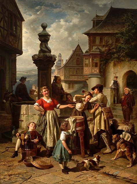 Romantisisme Art, 19 Century Aesthetic, Red Art Painting, The King And I, Sculpture Museum, World Famous Paintings, Medieval Paintings, Popular Paintings, Victorian Paintings