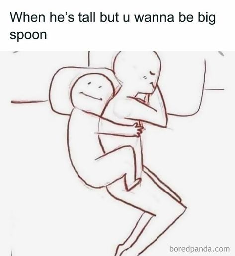 Funny Couples Memes, Couples Jokes, Couple Memes, Big Spoon, Funny Relationship Memes, Cute Couple Art, Funny Couples, Relationship Memes, Cute Memes