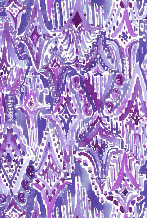 I am sooo thrilled that the 2018 Pantone color of the year is #ULTRAVIOLET. Purple has been my vibe for a while now so look out, people - purple fest. Lots of mystical, mindful vibes ahead. Thank goddess. #purple Purple Aesthetic Pattern, Purple Pattern Wallpaper, Purple Art Prints, Purple Pattern Aesthetic, Purple Illustration, Purple Prints, Pattern Wallpaper Purple, Purple Poster, Pink And Purple