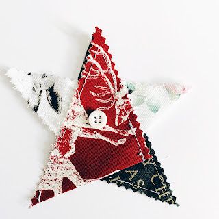 Christmas Star Quilt Ornament, Patchwork Christmas Star Pattern, Christmas Tree Star Ornaments, Star Ornament Sewing Pattern, Folded Fabric Star Ornaments, Quilted Star Ornaments, Star Fabric Ornaments, Scandinavian Stars Christmas Ornament, Handmade Christmas Cards Using Fabric