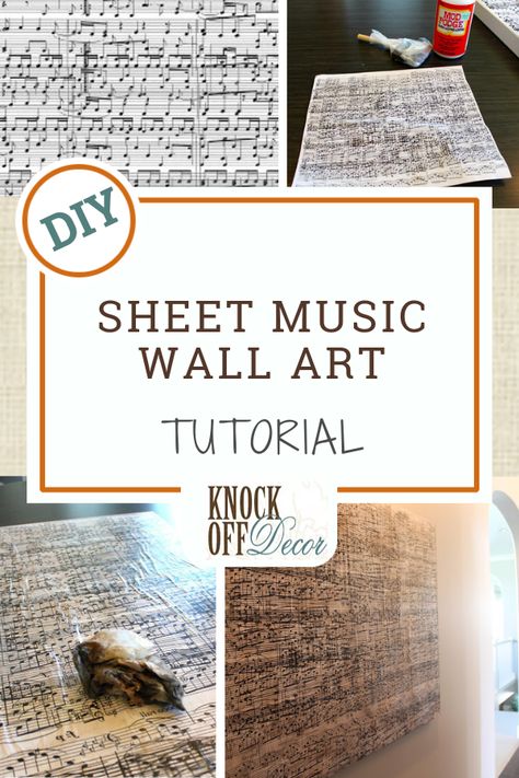 Music Room Diy Decor, Diy Sheet Music Wall Art, Diy Music Notes Decor, Music Room Artwork, Crafts Made From Sheet Music, Music Wall Decor Art Ideas, Music Wall Art Ideas, Diy Music Decor, Music Room Decor Ideas