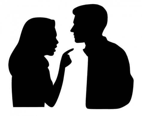 View full size Couple Arguing Silhouette - Wife And Husband Silhouette Clipart  and download transparent clipart for free! Like it and pin it. Angry Women, Couple Silhouette, Christmas Gifts For Husband, Marriage Relationship, Free Clipart, Travel Alone, Best Places To Travel, Travel Couple, Free Illustrations