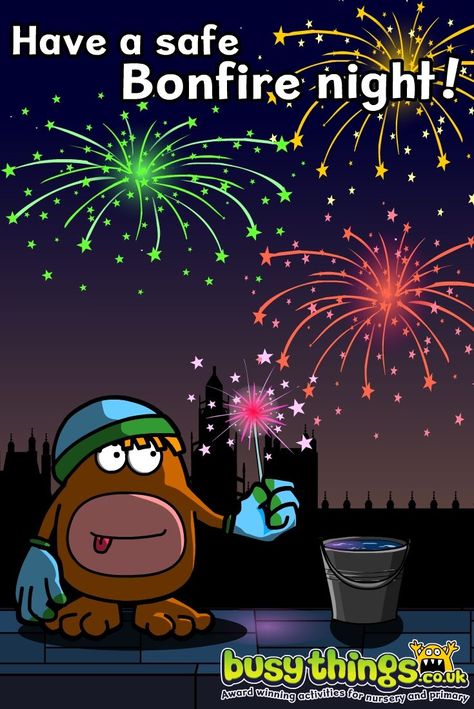 Bonfire night activities create a firework display on Busy Things Bonfire Night Activities, Firework Safety, Firework Display, Independence Day Activities, Singapore School, Grid Game, Night Activities, Keep Safe, American School