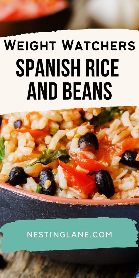 Whip up this quick and easy homemade Spanish rice and beans recipe for a healthy, satisfying meal. Packed with brown rice, black beans, and salsa, it's perfect for busy weeknights. Enjoy it as a hearty main course or a flavorful side dish. Ideal for lunch or dinner, this vegetarian delight is both nutritious and delicious. Ready in minutes, it's a go-to option for those seeking a wholesome, homemade meal without the hassle. Rice And Bean Recipes, Spanish Rice And Beans Recipe, Easy Spanish Rice, Homemade Spanish Rice, Spanish Rice And Beans, Spanish Rice Easy, Rice Black Beans, Rice And Beans Recipe, Rice And Beans