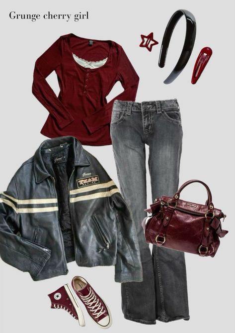 #GirlyOutfits #GirlyOutfitsAesthetic #GirlyOutfitsDressToImpress #GirlyOutfitsBlackWomen #GirlyOutfitsClassy #GirlyOutfitsForSchool #GirlyOutfitsDti #GirlyOutfitsSummer #GirlyOutfitsWinter #GirlyOutfitsFall #GirlyOutfitsCasual #GirlyOutfitsAestheticSchool Cherry Grunge Outfit, Outfit Combos, Estilo Indie, Downtown Outfits, Outfit Inspo Casual, Mode Inspo, Cute Everyday Outfits, Really Cute Outfits, Outfit Inspo Fall