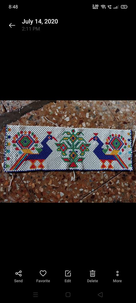 Moti Set, Toran Designs, Baby Bonnet Pattern, Moti Work, Cultural Crafts, Hand Work Design, Bead Loom Designs, Handmade Patch, Colorful Rangoli Designs