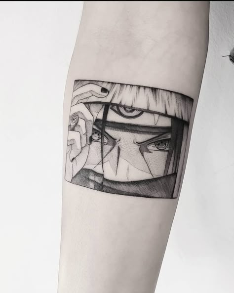 Square Tattoo, Wrist Tattoo Cover Up, Baby Tattoo Designs, Tattoo Anime, Small Forearm Tattoos, Manga Tattoo, Japanese Dragon Tattoos, Naruto Tattoo, Uchiha Itachi