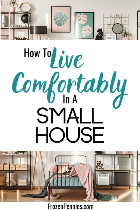 Small Space Makeover, Small Home Living, Home Decor Ideas Living Room Cozy Small Spaces Tiny House, Decorating Small Houses, Small Living Ideas, Small House Tips, Decorating A Small House, Small House Decor, Living In A Small House