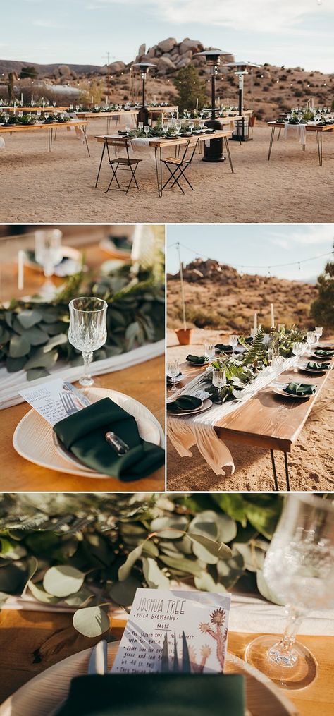 Desert Wedding Table, Desert Wedding Reception Ideas, Outdoor Desert Wedding Ideas, Desert Reception, Green Desert Wedding, High Desert Wedding, Elegant Desert Wedding, Outdoor Desert Wedding, Desert Backyard Wedding