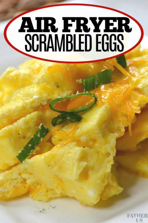 Eggs In Air Fryer, Air Fryer Eggs, Air Fryer Recipes Eggs, Airfryer Breakfast, Ninja Grill, Air Fryer Recipes Breakfast, Air Fryer Recipes Appetizers, Chicken Roast, Scrambled Eggs Recipe