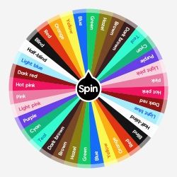 Color Wheel Random Color Palette Generator, Spin The Wheel Gacha Oc, Spin The Wheel Oc Challenge, Hair Colour Wheel, Oc Spin The Wheel, Color Palette Wheel, Eye Color Wheel, Spin The Wheel Design, What Color Are You