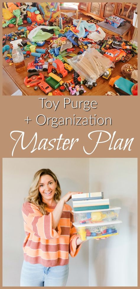 Toy Organization Categories, Little People Toy Storage, Toy Categories Organization, Declutter Toys Organizing Ideas, Toy Closet Organization Ideas, Toy Storage Cabinets, Playroom Closet Organization, Toys Organization Ideas, Toy Storage Hacks