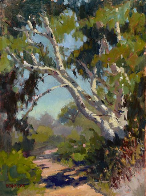 11 Plein-Air Inspired Landscapes of Rivers and Woods - OutdoorPainter Jennifer Prince, Impressionist Paintings Landscape, Art Student Aesthetic, Australia Landscape, Student Aesthetic, Abstract Tree Painting, Plein Air Landscape, River Painting, Art Student