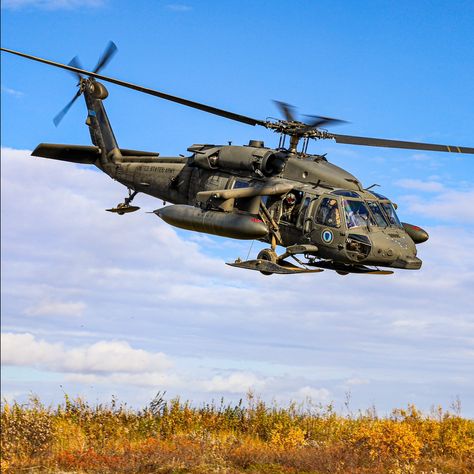 U.S. Army National Guard UH-60L Black Hawk. (A1C Balinda O'Neal) Black Hawk Helicopter, Airplane Fighter, Disney Princess Modern, Army National Guard, Air Fighter, Black Hawk, National Guard, Dream Job, Military History