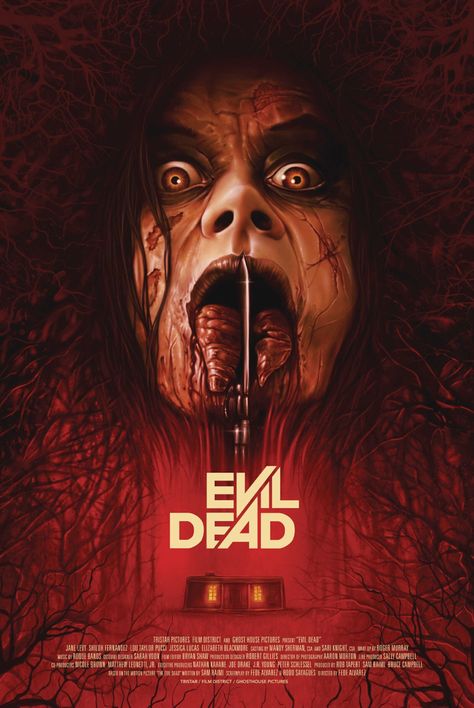 Evil Dead Rise, Red Collage, Action Movie Poster, Horror Movie Icons, Horror Artwork, Horror Posters, Movie Covers, Horror Movie Art, Evil Dead