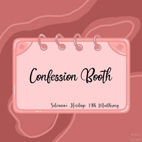 Confession Booth For Sbh, Message Booth For Sbh, Message Booth, Cover Photo For Bh Rpw, Confession Booth, Memories Book, Hand Pictures, Good Quotes For Instagram, Funny Films