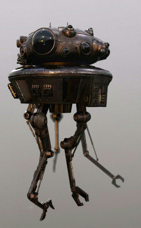 Imperial Probe Droid, Imperial Droid Star Wars, Star Wars Probe Droid, Diver Costume, Ffg Star Wars, Probe Droid, Space Ships Sci Fi, Han Solo And Chewbacca, Star Wars Novels