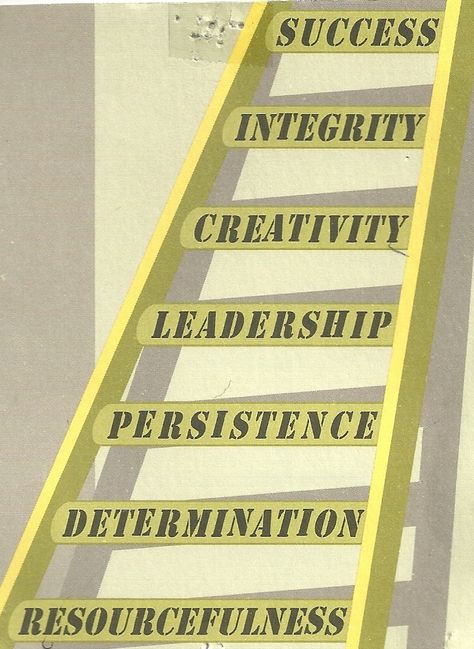 The Ladder of Success... Steps To Success Bulletin Board, Career Ladder, Success Steps Images, Good Leadership Illustration Art, Goal Ladder, Climbing The Ladder Of Success, Steps To Success Ladder, Stair Quotes, Ladder Of Success