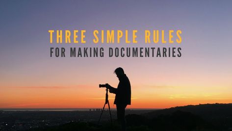 Three simple rules for making documentaries. How To Make A Documentary Film, Making A Documentary, How To Make A Documentary, Documentary Making, Filmmaking Ideas, Funny April Fools Pranks, Documentary Filmmaking, April Fools Pranks, Best Documentaries