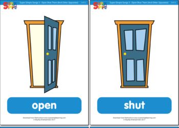 Flashcards - Super Simple Open Shut Them Song, Super Simple Songs, Chinese New Year Design, Classroom Songs, Kids Songs, Super Easy, Teacher Resources, Songs