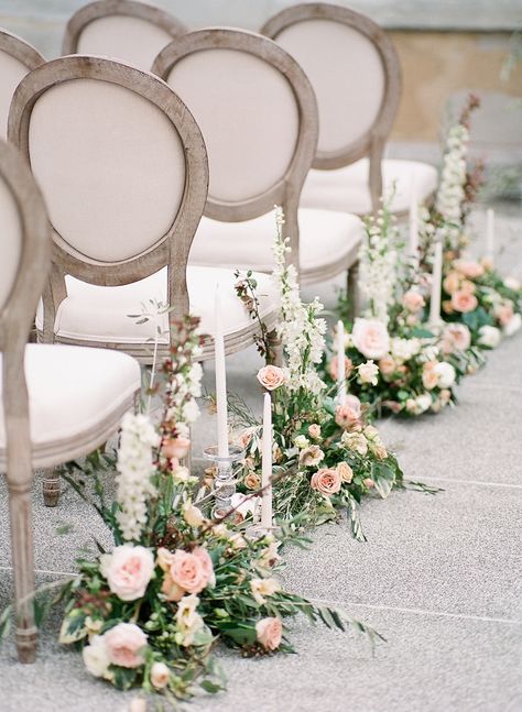 Ceremony Decorations Indoor, Wedding Walkway, Ceremony Decorations Outdoor, Aisle Flowers, Wedding Ceremony Backdrop, Editorial Shoot, Ceremony Flowers, Peach Wedding, Aisle Decor