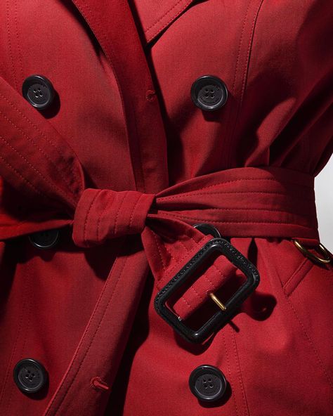 A classic, updated.  The Heritage Trench Coat, now available in parade red. Asami Sato, Lizzie Hearts, Ren Amamiya, Fran Fine, Carmen Sandiego, Peggy Carter, Ada Wong, Cheryl Blossom, Legend Of Korra