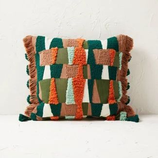 Opalhouse Designed With Jungalow : Throw Pillows : Target Jungalow Decor, Decorative Wall Sculpture, Pendant Light Cord, Airbnb Ideas, Green Throw Pillows, Table Throw, Freeform Crochet, Weaving Art, Lumbar Throw Pillow